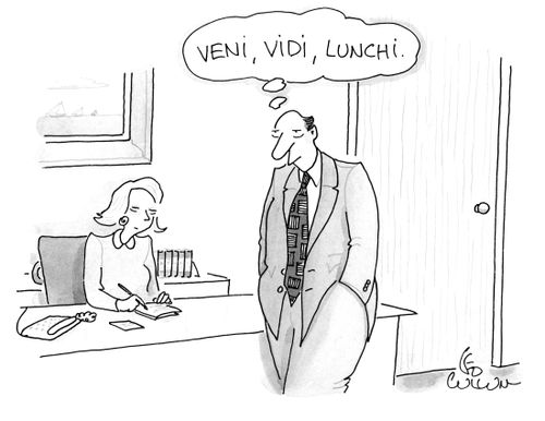 "Veni, Vidi, Lunchi."