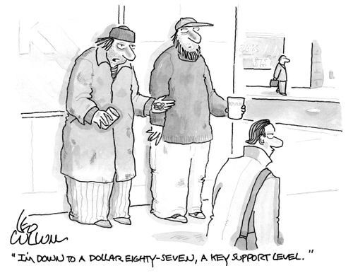 "I'm down to a dollar eighty-seven, a key support level."