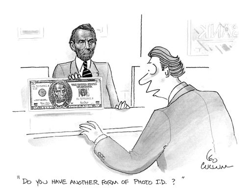 "Do you have another form of photo I.D.?"