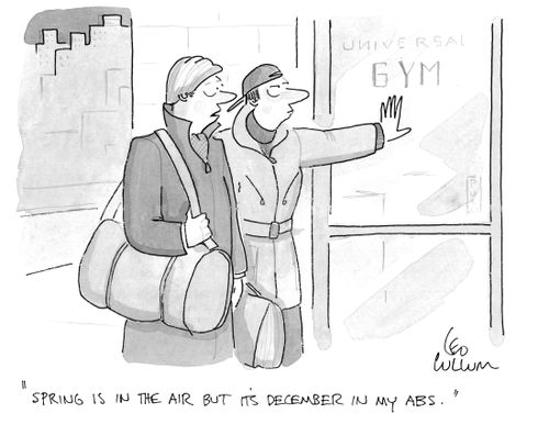 "Spring is in the air but it's December in my ABS."
