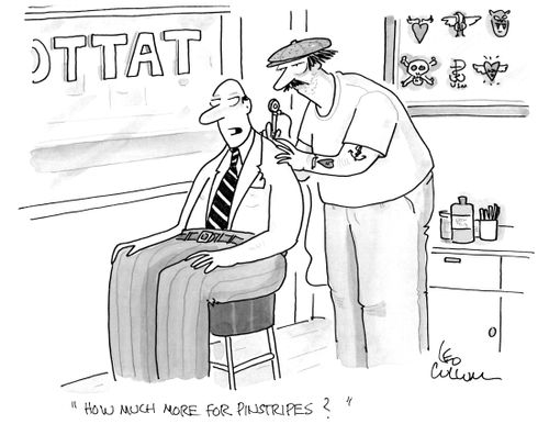 "How much more for pinstripes?"
