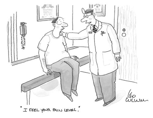 "I feel your pain level."