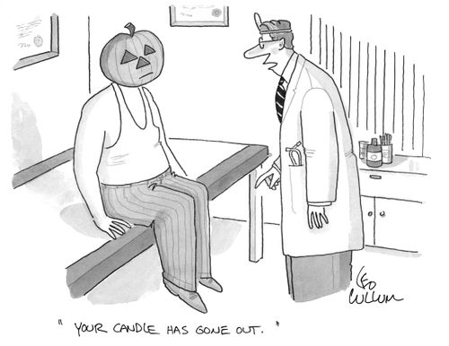 "Your candle has gone out."
