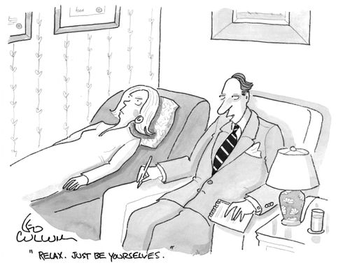"Relax. Just be yourselves."