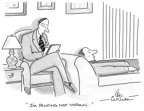 "I'm sensing not normal."