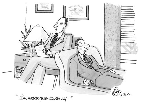"I'm worrying globally."