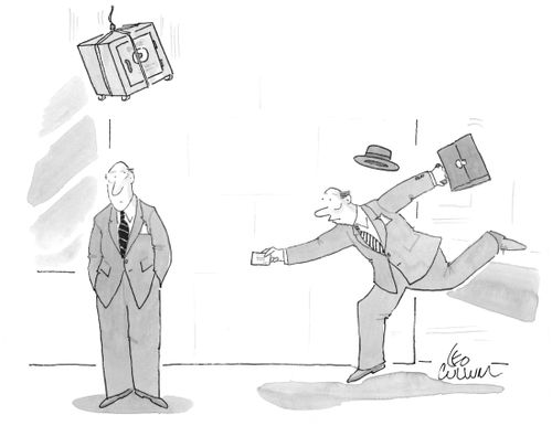 Lawyer rushes to give man business card after he is injured.