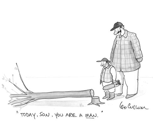 "Today, son, you are a man."
