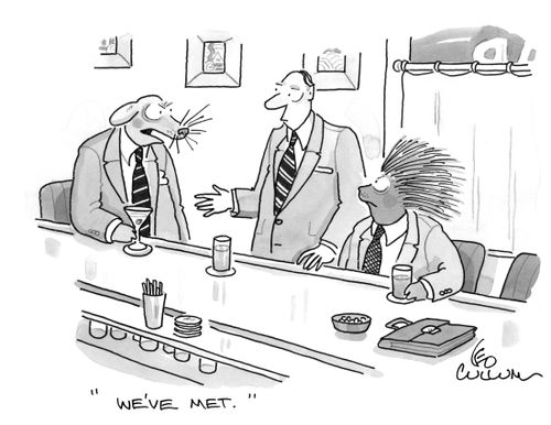 "We've met."