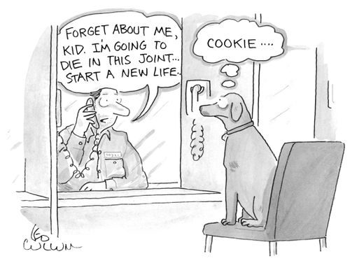 "Forget about me, kid. I'm going to die in this joint… start a new life." "Cookie…."