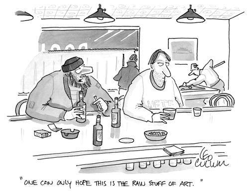 "One can only hope this is the raw stuff of art."