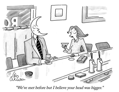 "We've met before but I believe your head was bigger."