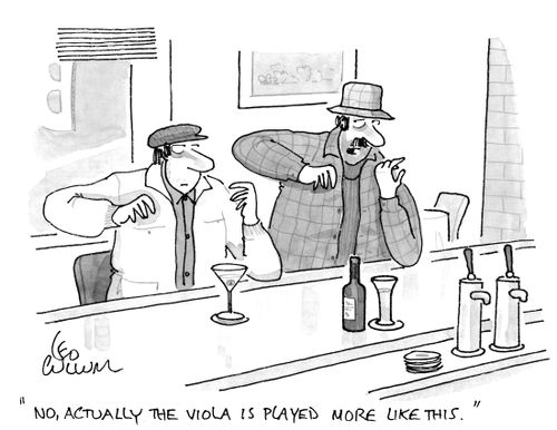 "No, actually the viola is played more like this."