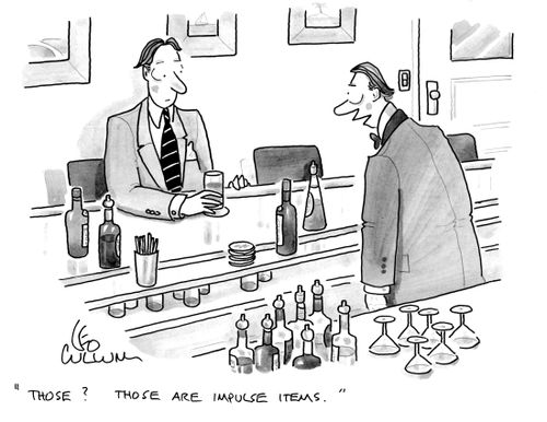 "Those? Those are impulse items."