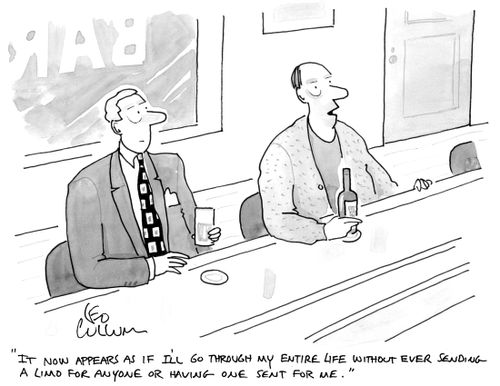 "It now appears as if I'll go through my entire life without ever sending a limo for anyone or having one sent for me."