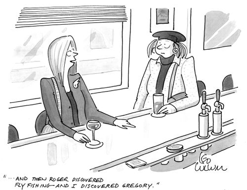 "… and then Roger discovered fly fishing and I discovered Gregory."