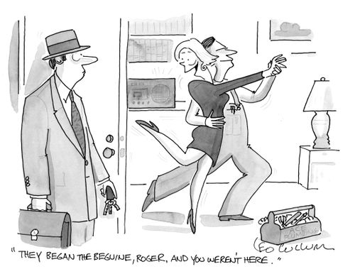 "They began the beguine, Roger, and you weren't here."