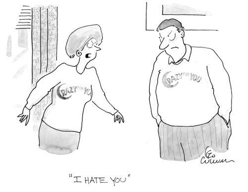 "I hate you"