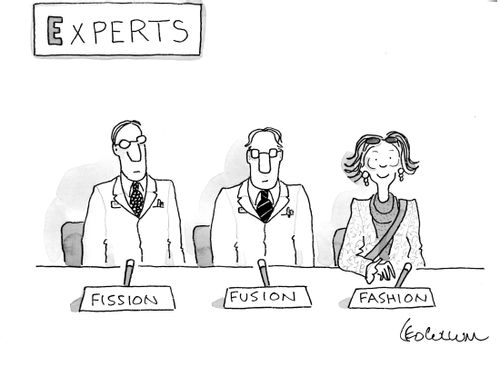Experts in fission, fusion and fashion.