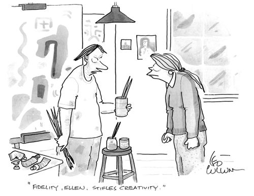 "Fidelity, Ellen, stifles creativity."