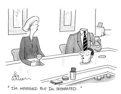 "I'm married but I'm separated."