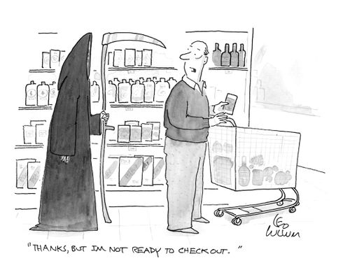 "Thanks, But I'm not ready to checkout."