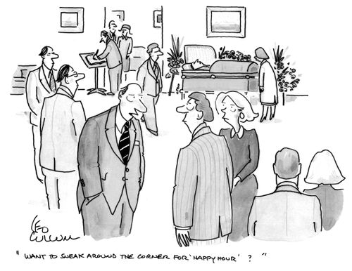 "Want to sneak around the corner for 'Happy hour'?"