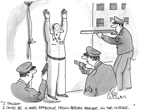 "I thought I could be a more effective prison reform advocate on the outside."