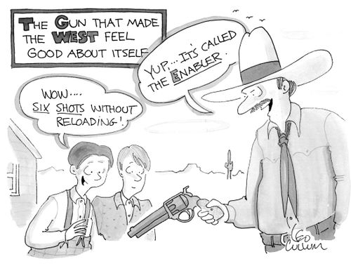 The Gun that made the West feel good about itself