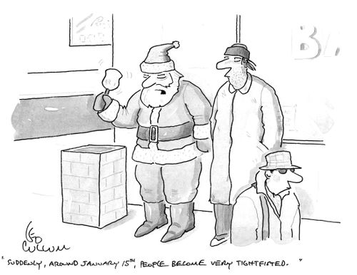 "Suddenly, around January 15th, people become very tight fisted."