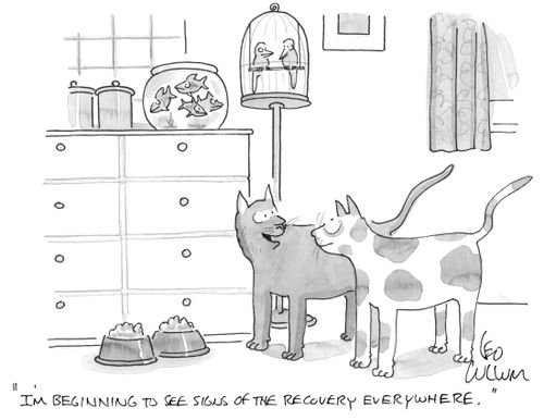 "I'm beginning to see signs of the recovery everywhere."