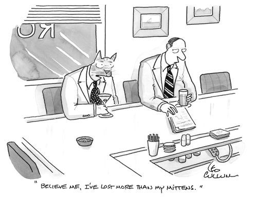 "Believe me, I've lost more than my mittens."