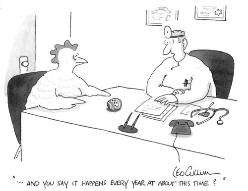 "… and you say it happens every year at about this time?"
