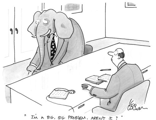 "I'm a big, big problem. Aren't I?"