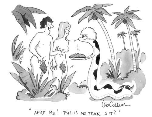 "Apple pie! This is no trick, is it?