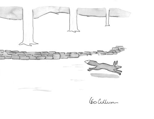 Fox hunting.