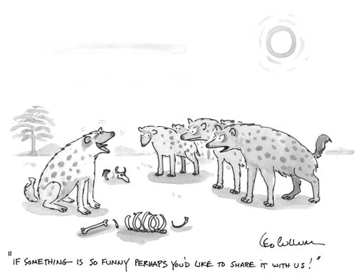 "If something is so funny perhaps you'd like to share it with us!"