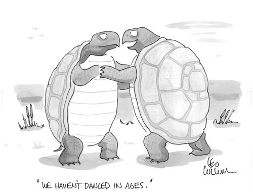 "We haven't danced in ages."