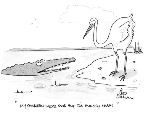 "My children were good but I'm hungry again."
