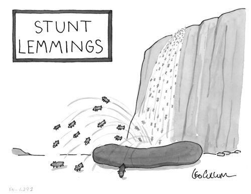 Stunt lemmings.