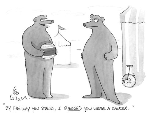 "By the way you stand, I guessed you were a dancer."