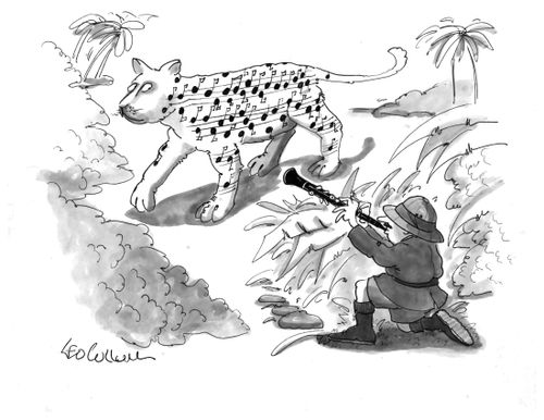 Clarinet Playing Hunter