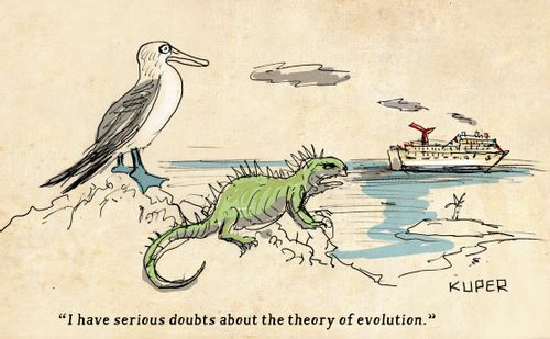 "I have serious doubts about the theory of evolution."