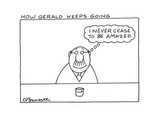 How Gerald keeps going