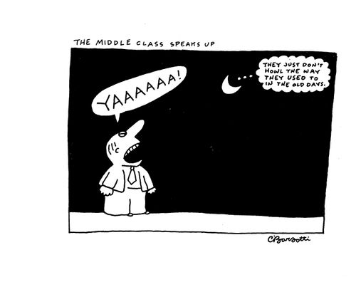 The middle class speaks up