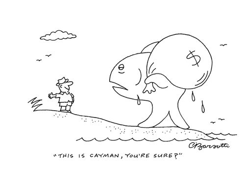 "This is Cayman, you're sure?"