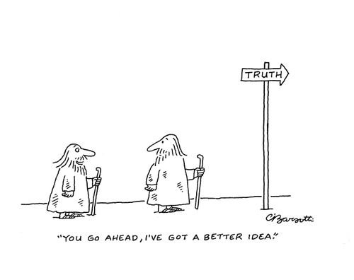 "You go ahead, I've got a better idea."