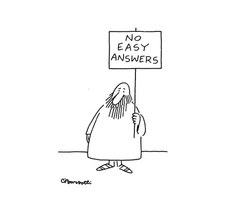 No Easy Answers