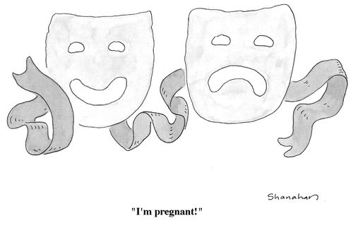 "I'm pregnant."