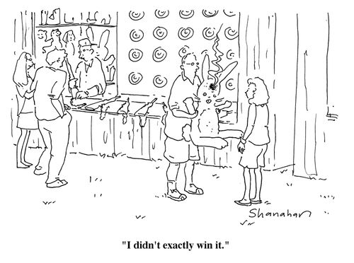"I didn't exactly win it."